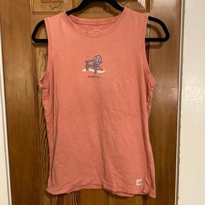 Life is Good tank top.